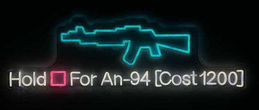 AN-94 Wall Buy LED Sign  - Black Ops 2 Zombies
