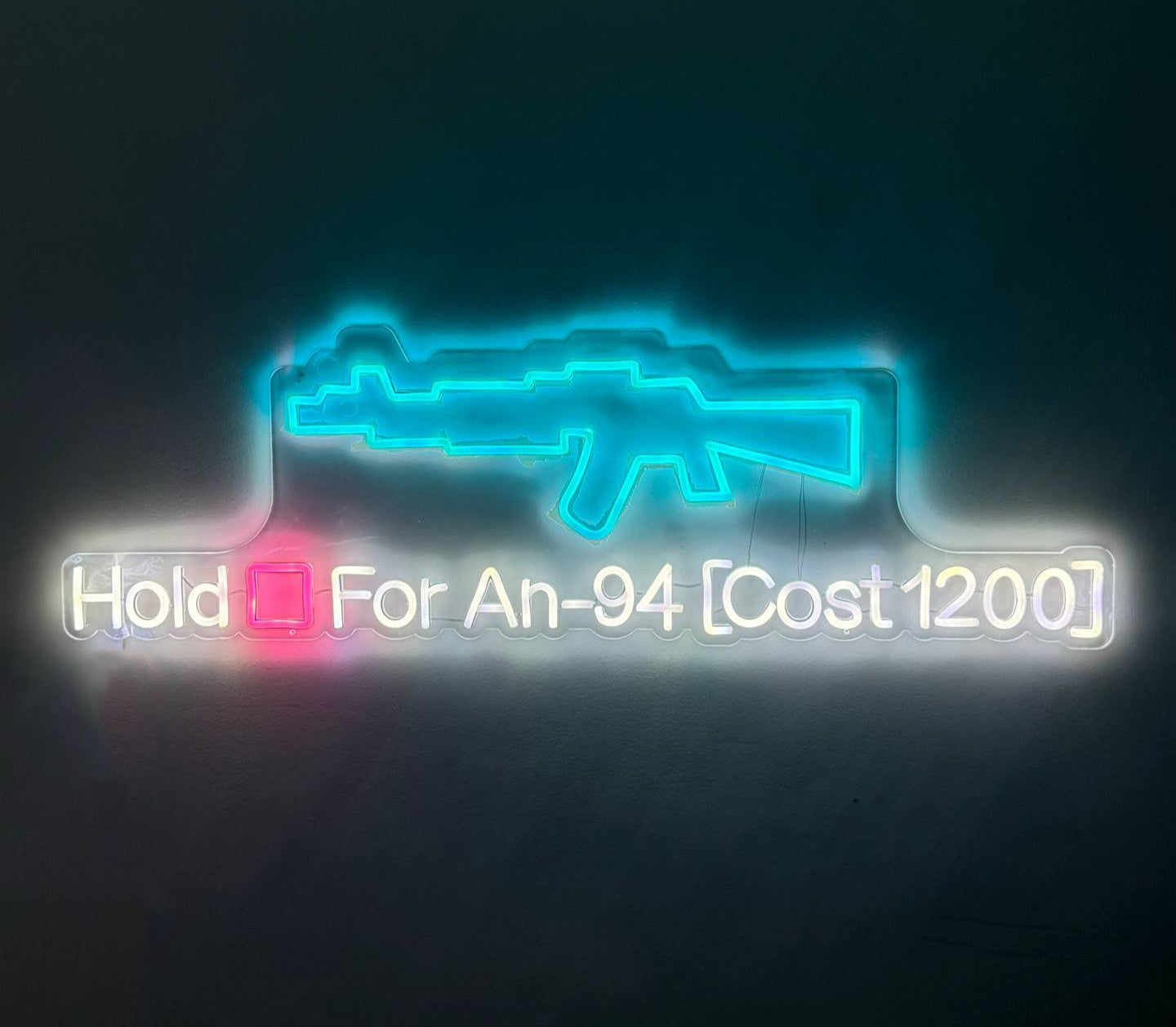 AN-94 Wall Buy LED Sign  - Black Ops 2 Zombies