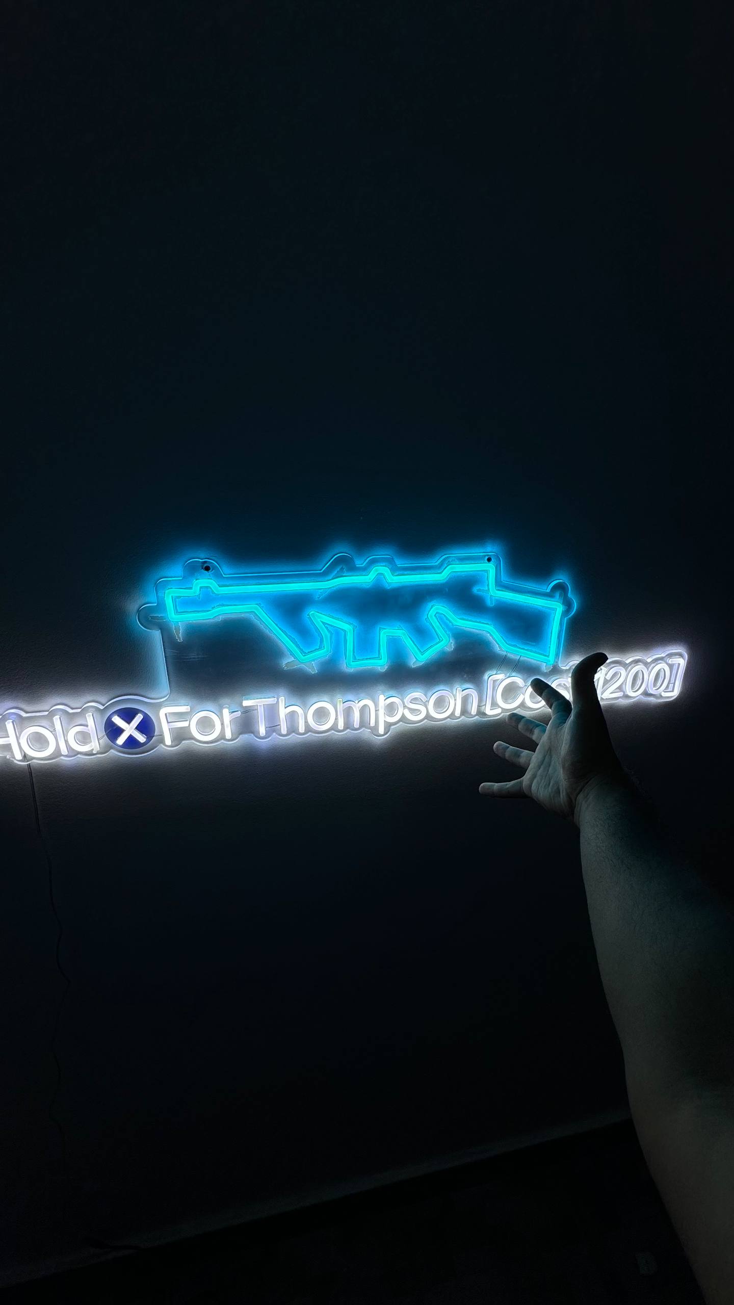 Thompson Wall Buy LED Sign (Black Ops 2 Zombies)