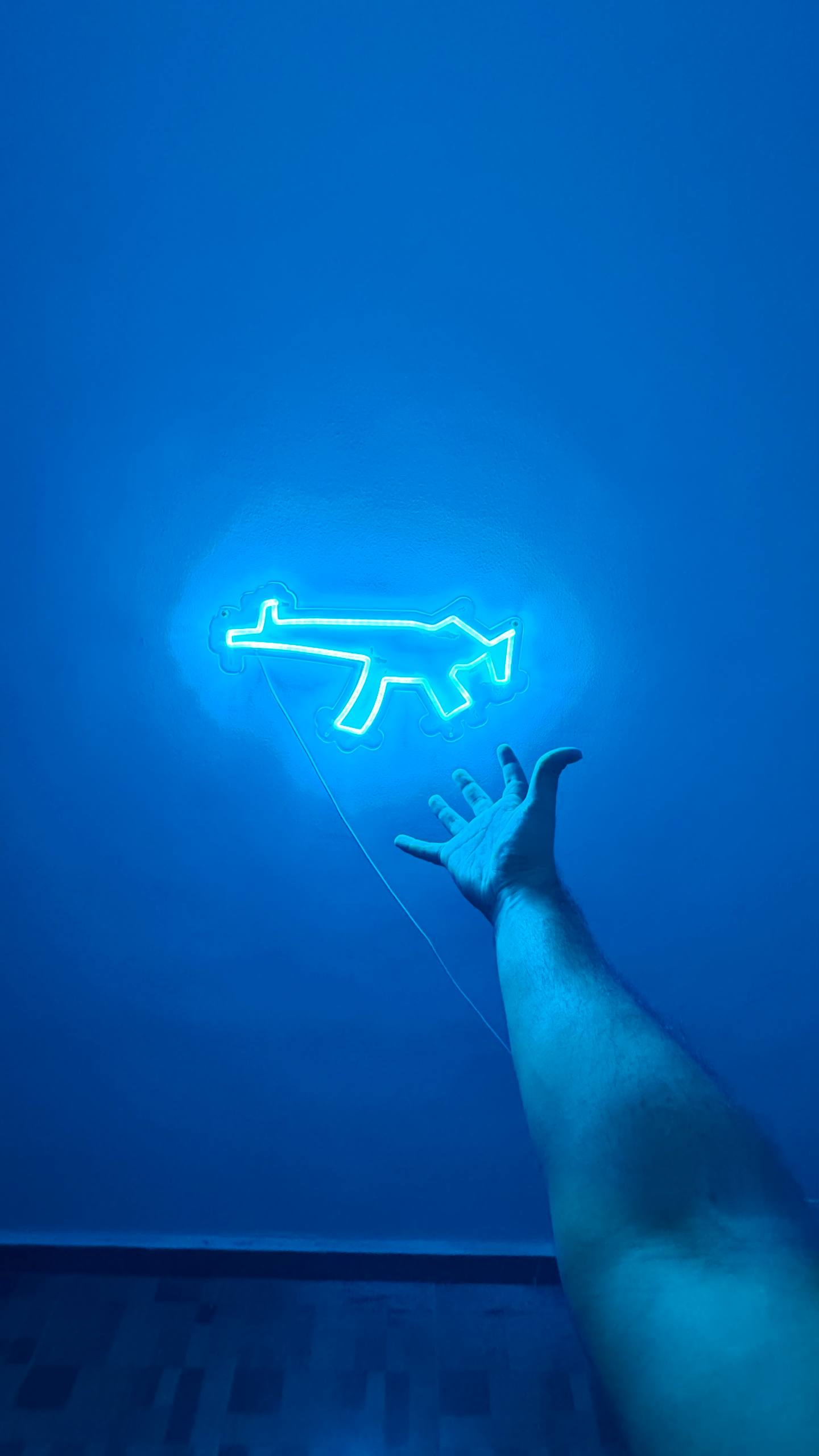 MP5 Wall Buy LED Sign (Black Ops 2 Zombies)