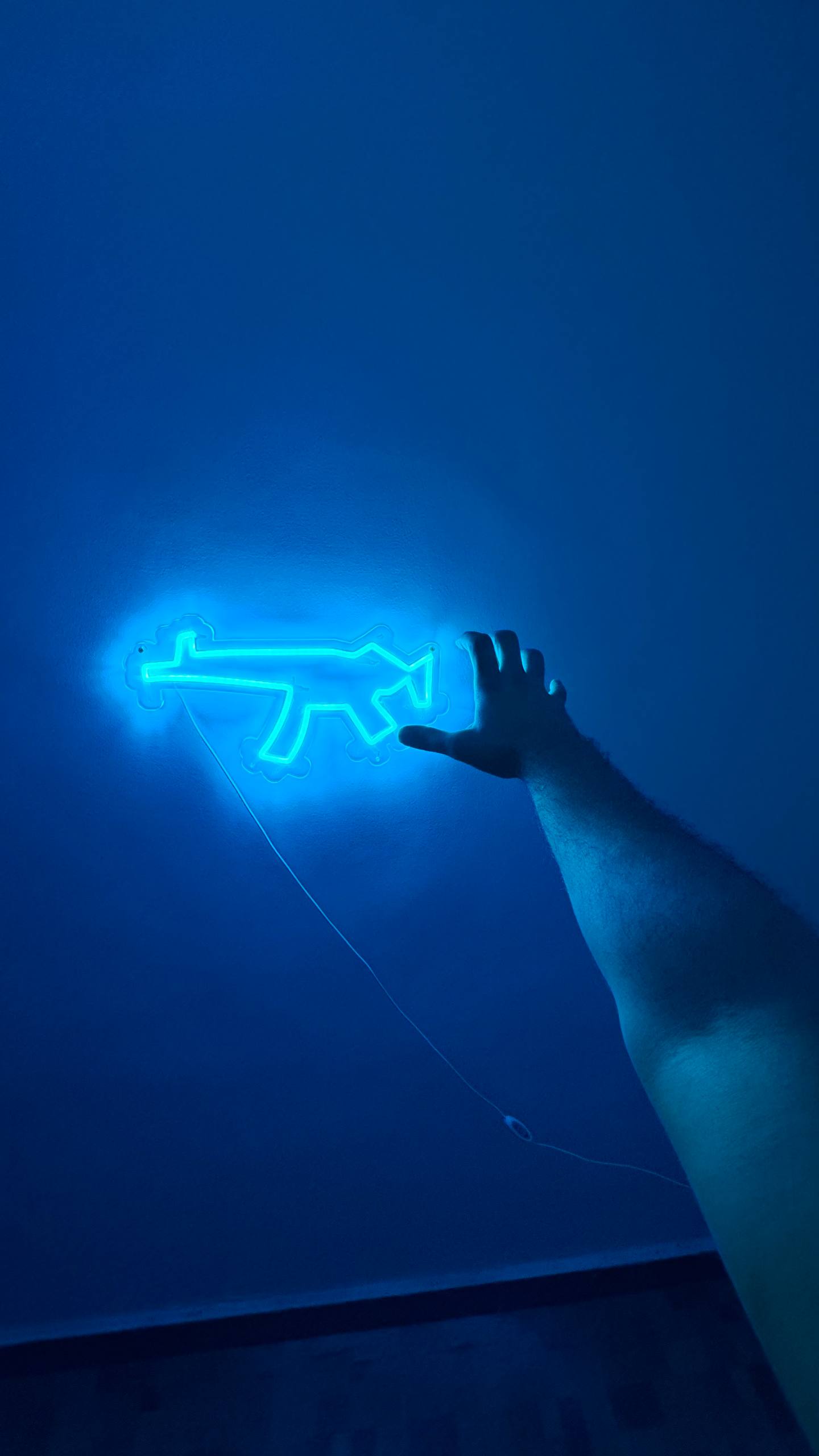 MP5 Wall Buy LED Sign (Black Ops 2 Zombies)